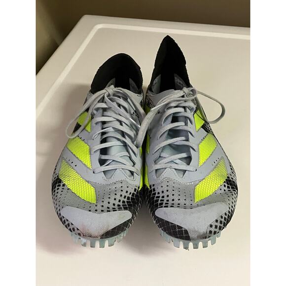 Adidas Adizero Finesse Spikes 10 Gray Neon – Shoes + Extra Spikes & Tools IE2769 main image 4